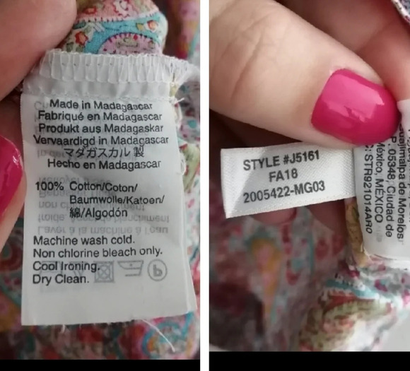 Liberty London Arts Fabrics x J. Crew Colourful Paisley Partial Button Blouse XS - Picture 14 of 16